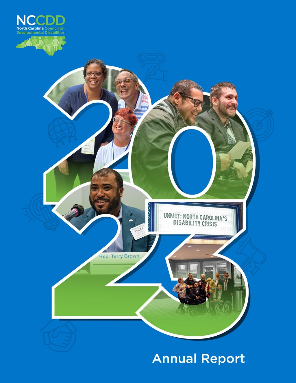 NCCDD Annual Report 2021 English cover